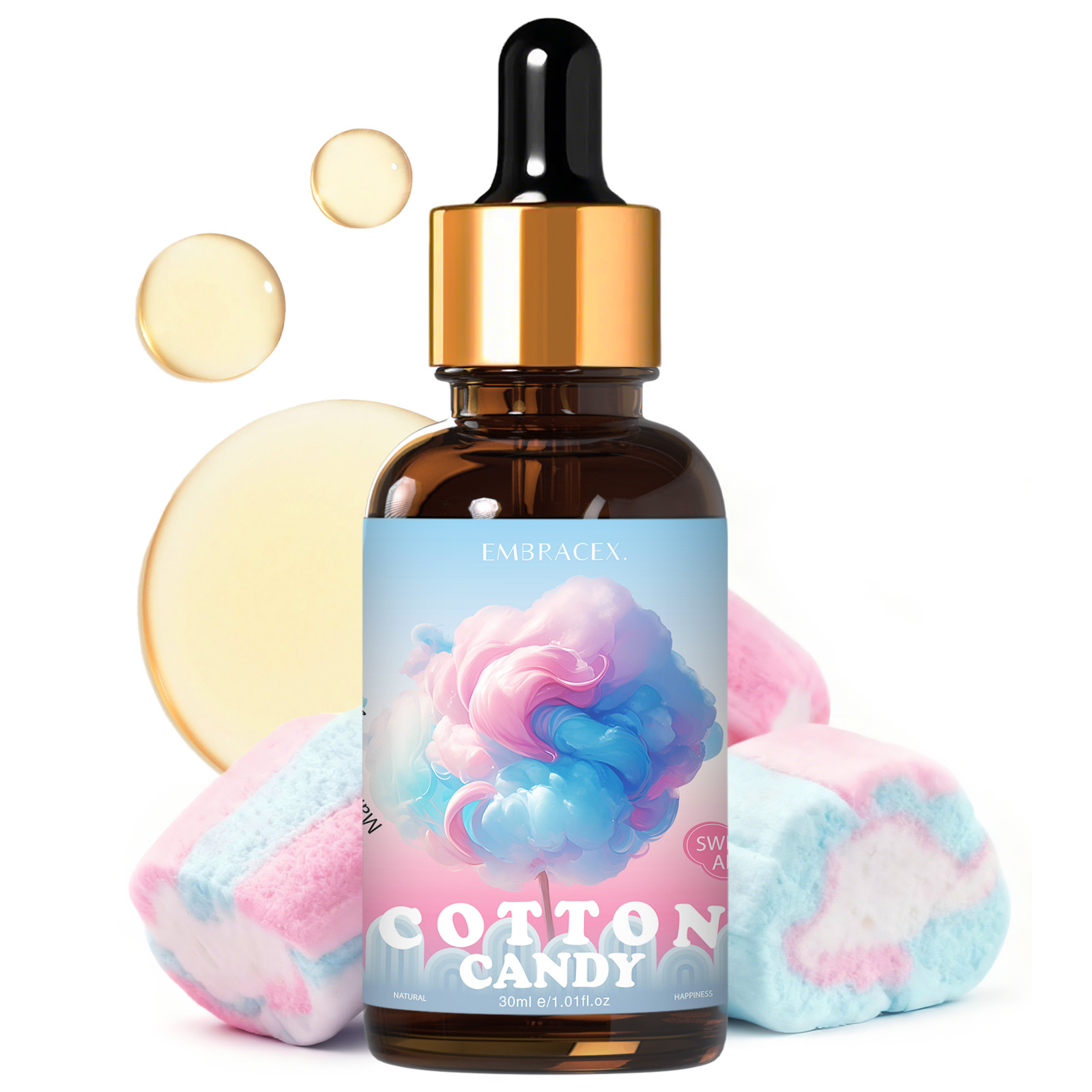 Candle Supplies Essential Oils - 30ml Zuckerwatte Ätherisches Öl Autozubehör, DIY-Projekte,
