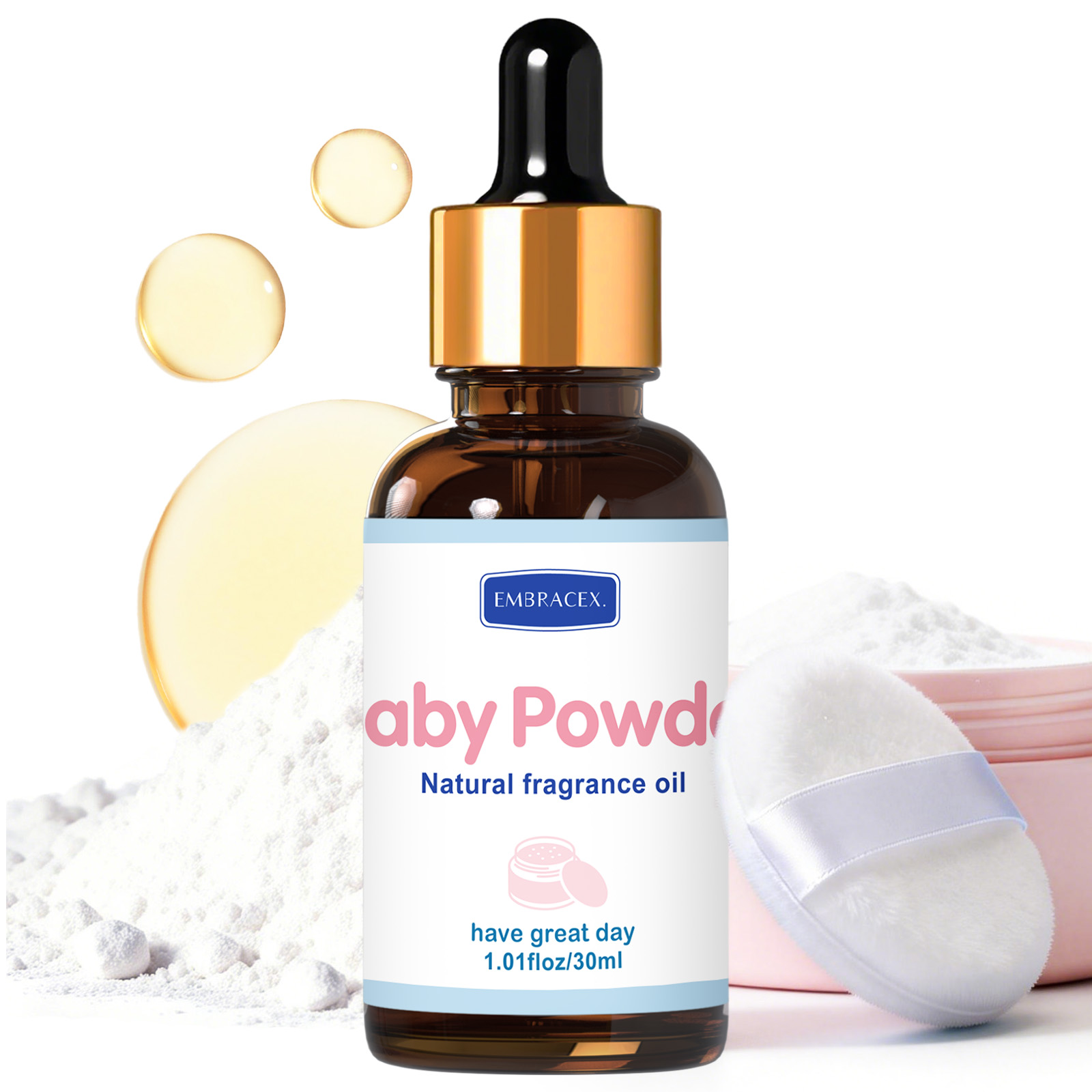 Candle Supplies Essential Oils - 30 ml Babypuder-Ätherisches Öl für Diffusoren,