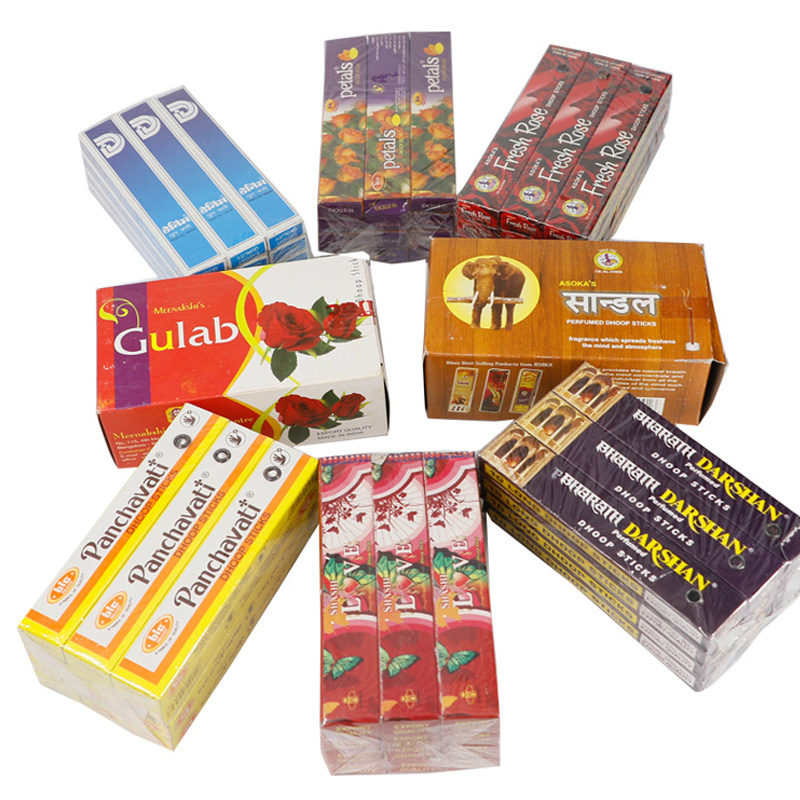 Candle Supplies India - 12 kleine Boxen Darshan Indien Weihrauch